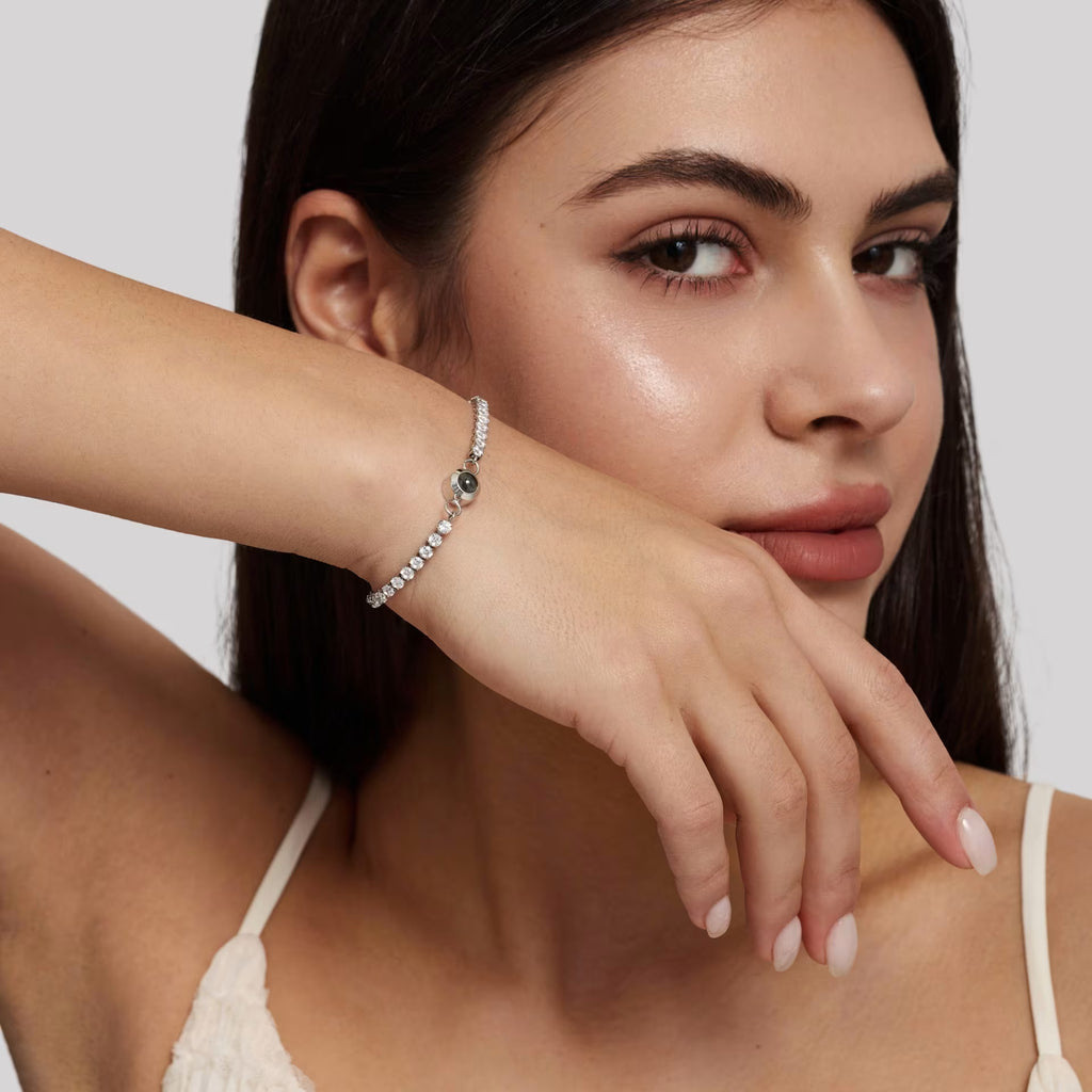 Hidden Memory Projection Bracelet– A Romantic Keepsake Gift
