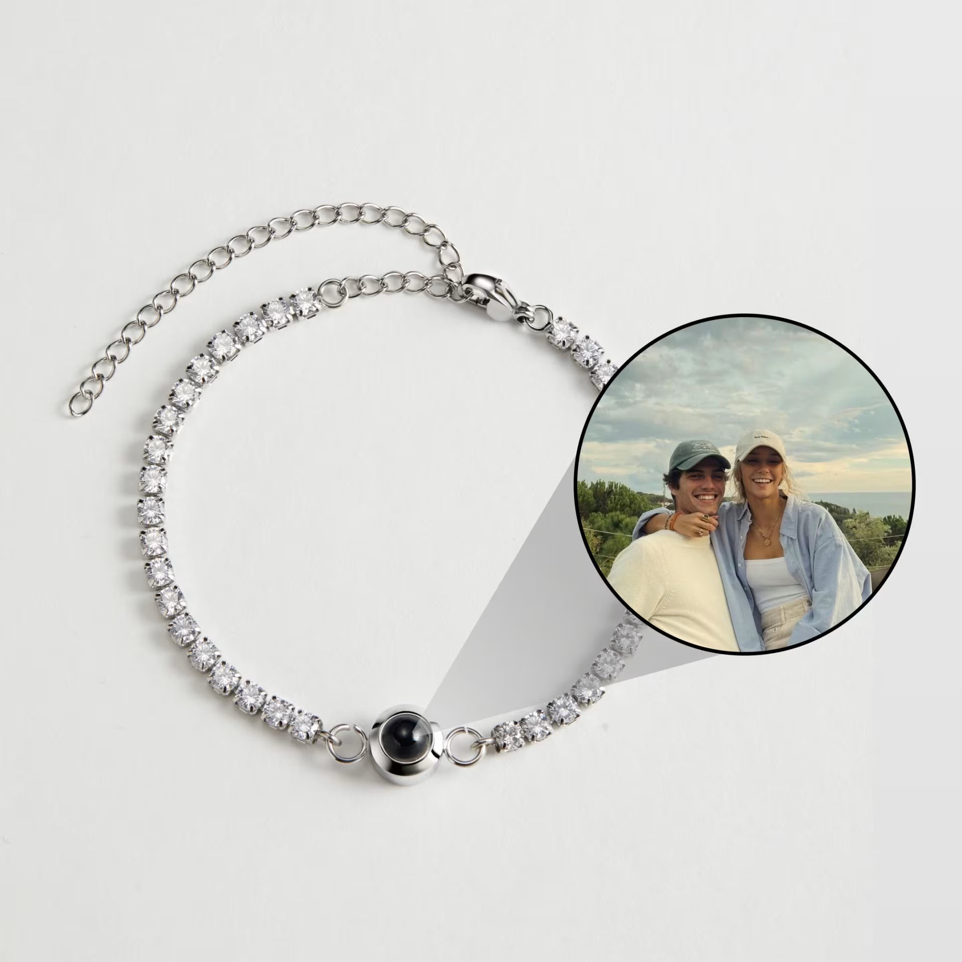 Hidden Memory Projection Bracelet– A Romantic Keepsake Gift