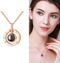 Hidden Memory Projection Silver Necklace – Keepsake Gift