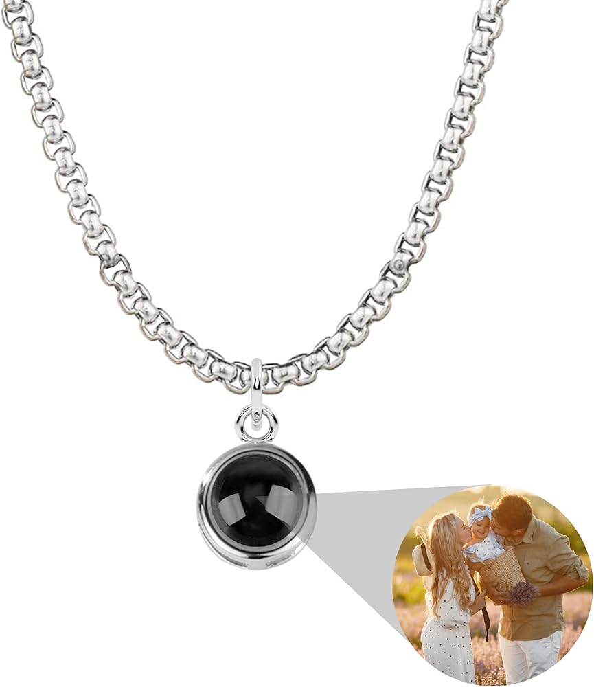 Hidden Memory Projection Necklace – A Romantic Keepsake Gift