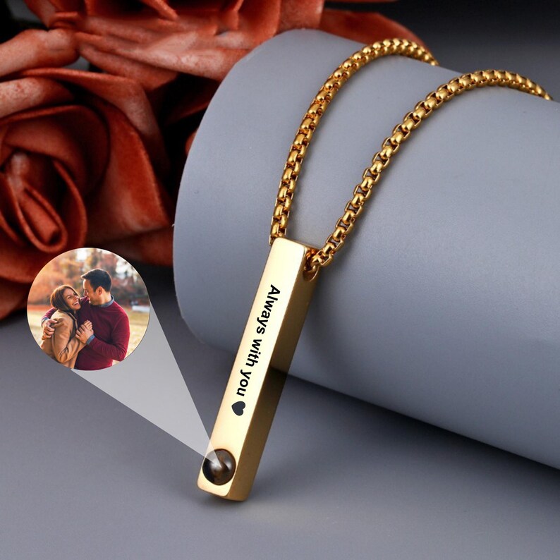 Hidden Memory Projection Necklace – A Romantic Keepsake Gift