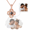 Hidden Memory Projection Silver Necklace – A Romantic Keepsake Gift
