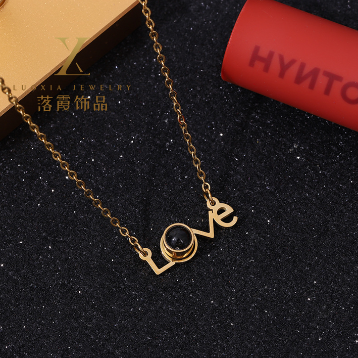 Hidden Memory Projection Silver Necklace – Keepsake Gift