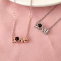Hidden Memory Projection Silver Necklace – Keepsake Gift